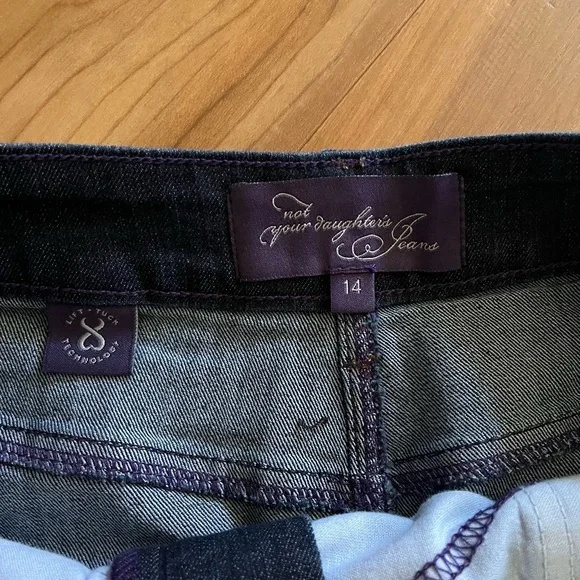 NYDJ Midnight Blue Pencil Skirt - Picture 3 of 4